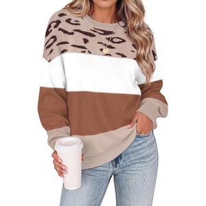 Zeagoo Oversized Sweater for Women 2026 Crewneck Long Sleeve Fall Clothes(Jh722)
