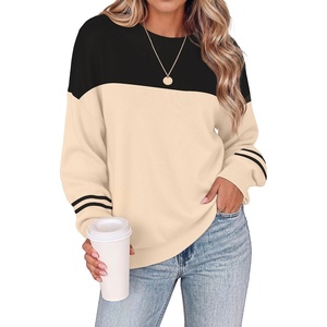 Zeagoo Oversized Sweater for Women 2026 Crewneck Long Sleeve Fall Clothes(Tw724)