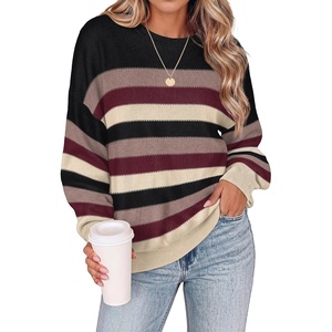 Zeagoo Oversized Sweater for Women 2026 Crewneck Long Sleeve Fall Clothes(Tz779)