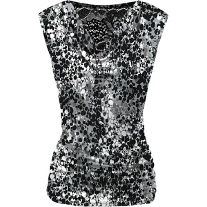 Zeagoo Tank Top for Women Trendy Going Out Tops Sleeveless Shirts Ruched Business Casual Basic Tunic Tops(Floral Cx273)