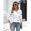 Zeagoo Womens 3/4 Sleeve V Neck T Shirts Dressy Casual Tops(01-bf290)