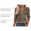 Zeagoo Womens 3/4 Sleeve V Neck T Shirts Dressy Casual Tops(01-mz721)