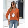 Zeagoo Womens 3/4 Sleeve V Neck T Shirts Dressy Casual Tops(03-ws89)
