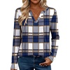 Zeagoo Womens Tops Long Sleeve V Neck Tee Shirts Cute Dressy Casual(Grey Gw597)