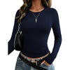 Long Sleeve-navy Blue