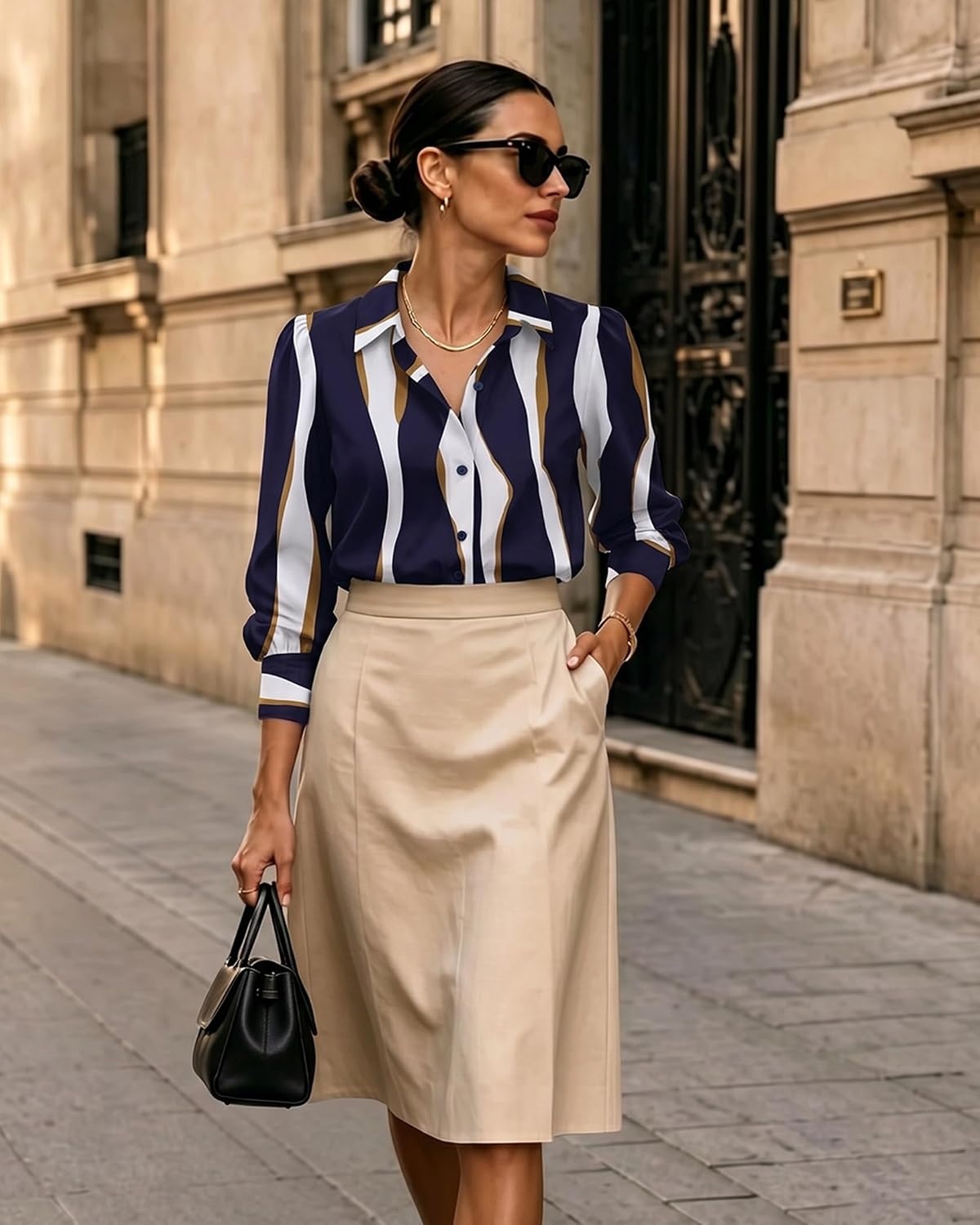 image:imageZeagoo Women Button Down Shirts Casual Long Sleeve Tops Work BlousesCx327graphics