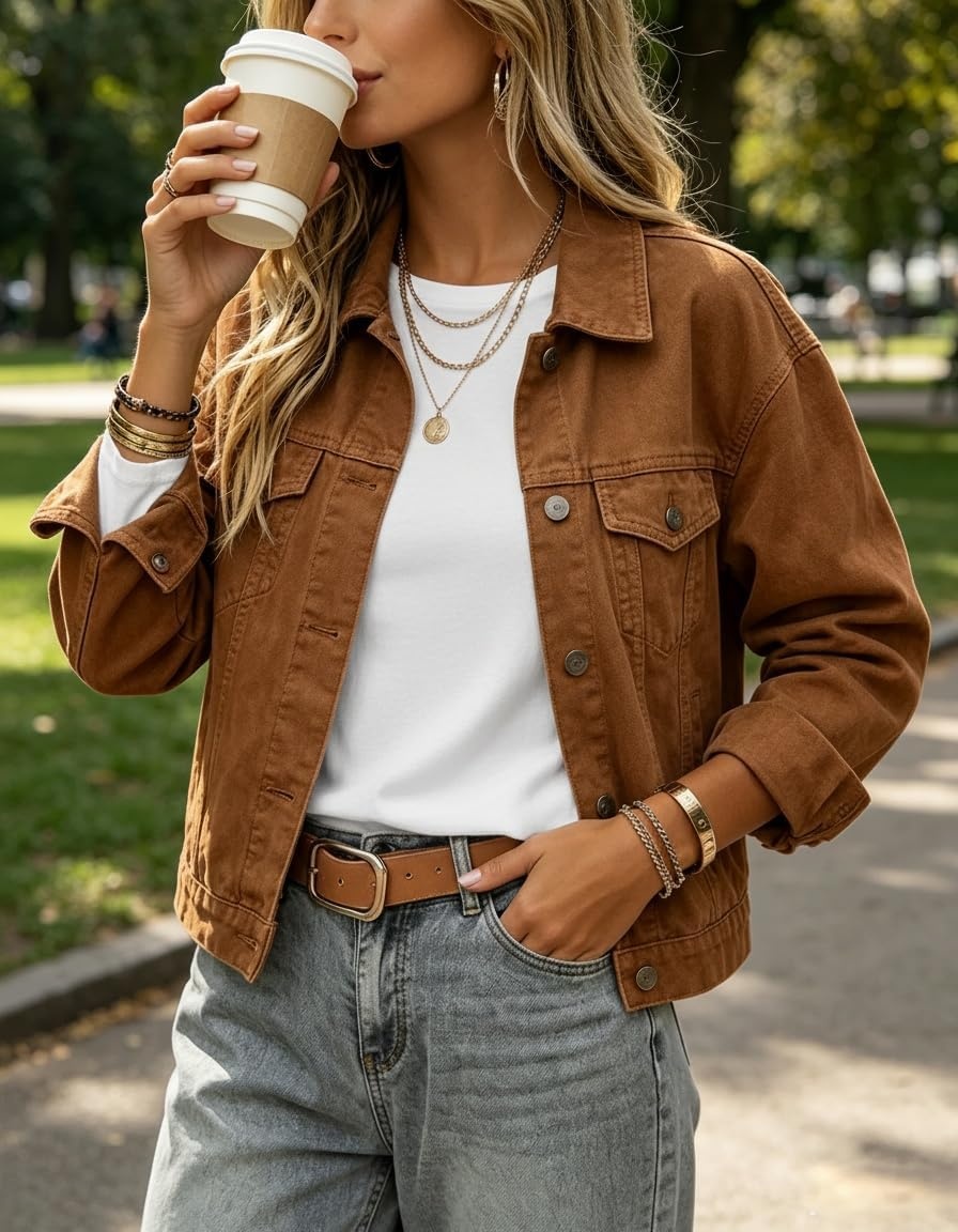 image:imageZeagoo Womens Casual Shirts Long Sleeve Tops Crewneck Tshirts Fall ClothesA White