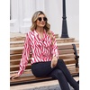 Zeagoo Blouses for Women Bow Tie Neck Chiffon Long Sleeve Shirt Work Tops(An434)
