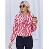 Zeagoo Blouses for Women Bow Tie Neck Chiffon Long Sleeve Shirt Work Tops(An434)