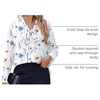 Zeagoo Blouses for Women Bow Tie Neck Chiffon Long Sleeve Shirt Work Tops(Bf290)
