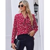 Zeagoo Blouses for Women Bow Tie Neck Chiffon Long Sleeve Shirt Work Tops(Cx282)