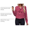 Zeagoo Blouses for Women Bow Tie Neck Chiffon Long Sleeve Shirt Work Tops(Cx282)