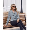 Zeagoo Blouses for Women Bow Tie Neck Chiffon Long Sleeve Shirt Work Tops(Cx285)