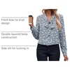 Zeagoo Blouses for Women Bow Tie Neck Chiffon Long Sleeve Shirt Work Tops(Cx285)