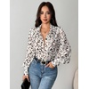 Zeagoo Women Button Down Shirts Casual Long Sleeve Tops Work Blouses(An443-apricot)