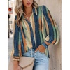 Zeagoo Women Button Down Shirts Casual Long Sleeve Tops Work Blouses(Cx289-multicolored)