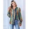 Zeagoo Women Button Down Shirts Casual Long Sleeve Tops Work Blouses(Cx289-multicolored)