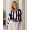 Zeagoo Women Button Down Shirts Casual Long Sleeve Tops Work Blouses(Cx327-graphics)