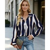 Zeagoo Women Button Down Shirts Casual Long Sleeve Tops Work Blouses(Cx327-graphics)