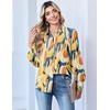 Zeagoo Women Button Down Shirts Casual Long Sleeve Tops Work Blouses(Jh579-multicolored)
