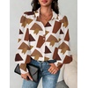 Zeagoo Women Button Down Shirts Casual Long Sleeve Tops Work Blouses(Jh587)