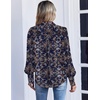 Zeagoo Women Button Down Shirts Casual Long Sleeve Tops Work Blouses(Mz869-navy)