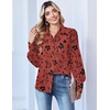 Zeagoo Women Button Down Shirts Casual Long Sleeve Tops Work Blouses(Sf290-pattern)