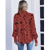 Zeagoo Women Button Down Shirts Casual Long Sleeve Tops Work Blouses(Sf290-pattern)