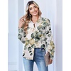 Zeagoo Women Button Down Shirts Casual Long Sleeve Tops Work Blouses(Sp99-green Leaves)