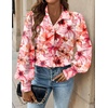 Zeagoo Women Button Down Shirts Casual Long Sleeve Tops Work Blouses(Wf97-pink)