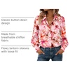 Zeagoo Women Button Down Shirts Casual Long Sleeve Tops Work Blouses(Wf97-pink)