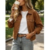 Zeagoo Women’s Casual Shirts Long Sleeve Tops Crewneck Tshirts Fall Clothes(A White)