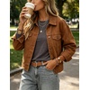 Zeagoo Women’s Casual Shirts Long Sleeve Tops Crewneck Tshirts Fall Clothes(Army Green + Brown + Black)