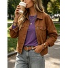 Zeagoo Women’s Casual Shirts Long Sleeve Tops Crewneck Tshirts Fall Clothes(Plum)