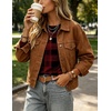 Zeagoo Women’s Casual Shirts Long Sleeve Tops Crewneck Tshirts Fall Clothes(Z Plaid Red 643)