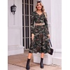 Zeagoo Women’s Fall Dress with Pockets Casual A Line Dresses