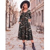 Zeagoo Women’s Fall Dress with Pockets Casual A Line Dresses