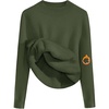 Zeagoo Women’s Fleece Sherpa Lined Sweater Mock Neck Long Sleeve Thermal Shirt 2026 Fall Winter Fuzzy Knit Jumper Tops S-XXL(Army Green)
