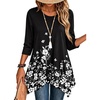 Black White Floral