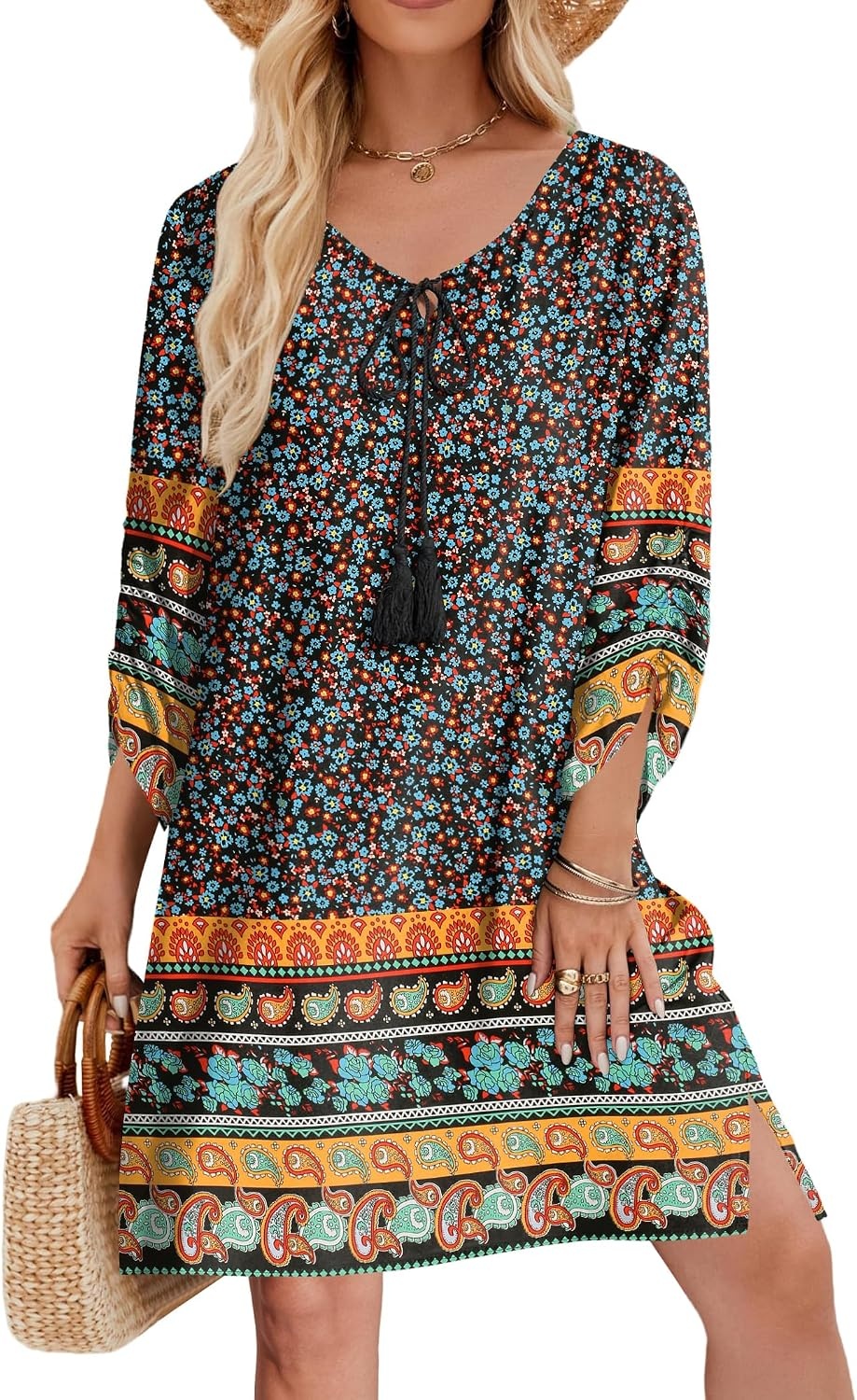 image:imageZeagoo Womens Casual Beach Boho Summer DressBlack