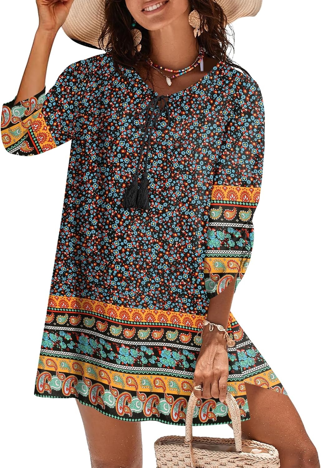 image:imageZeagoo Womens Casual Beach Boho Summer DressBlack