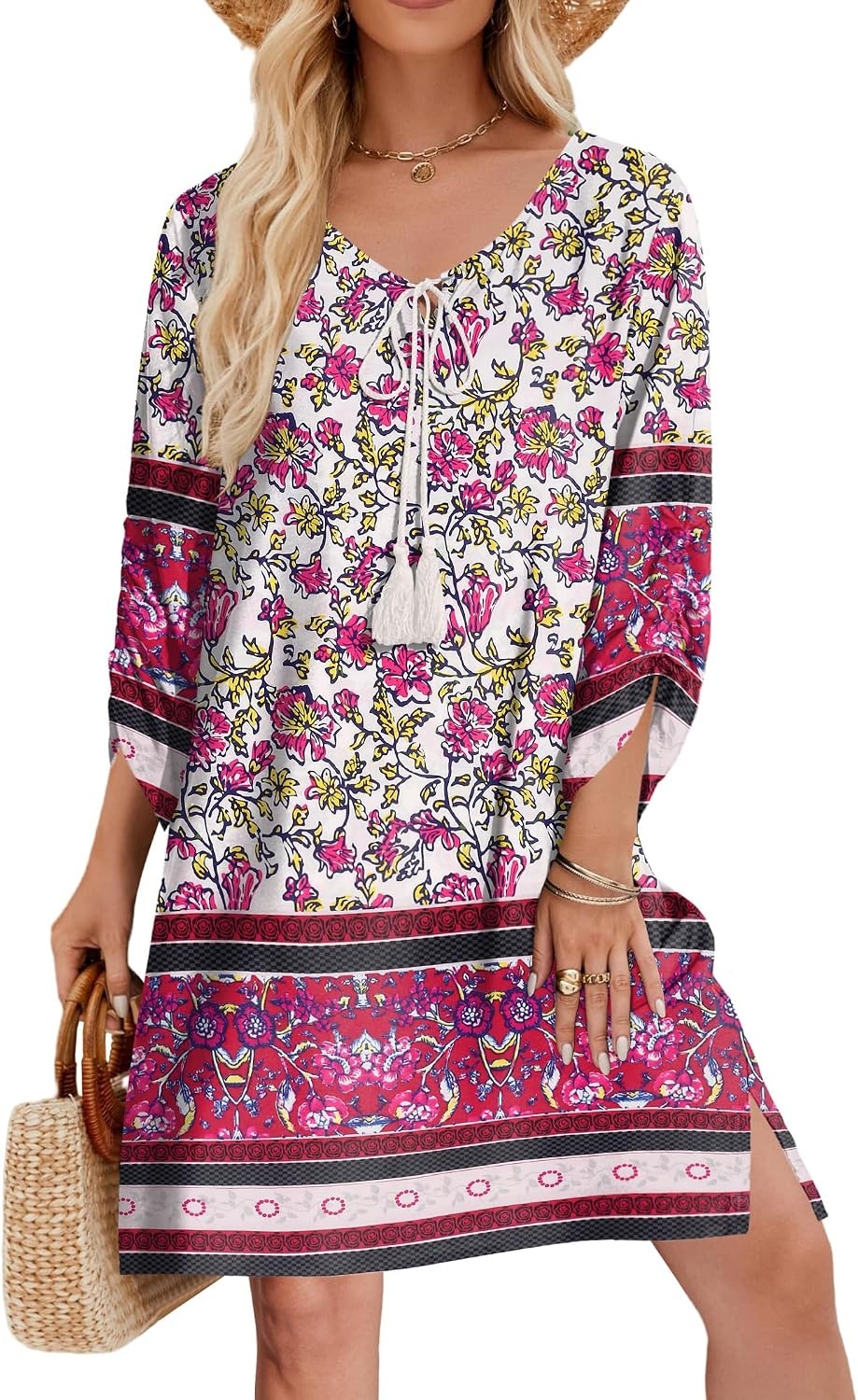 image:imageZeagoo Womens Casual Beach Boho Summer DressPurple