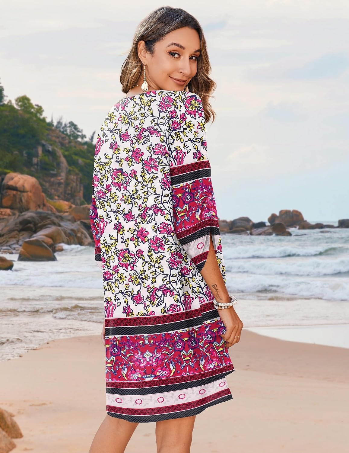 image:imageZeagoo Womens Casual Beach Boho Summer DressPurple