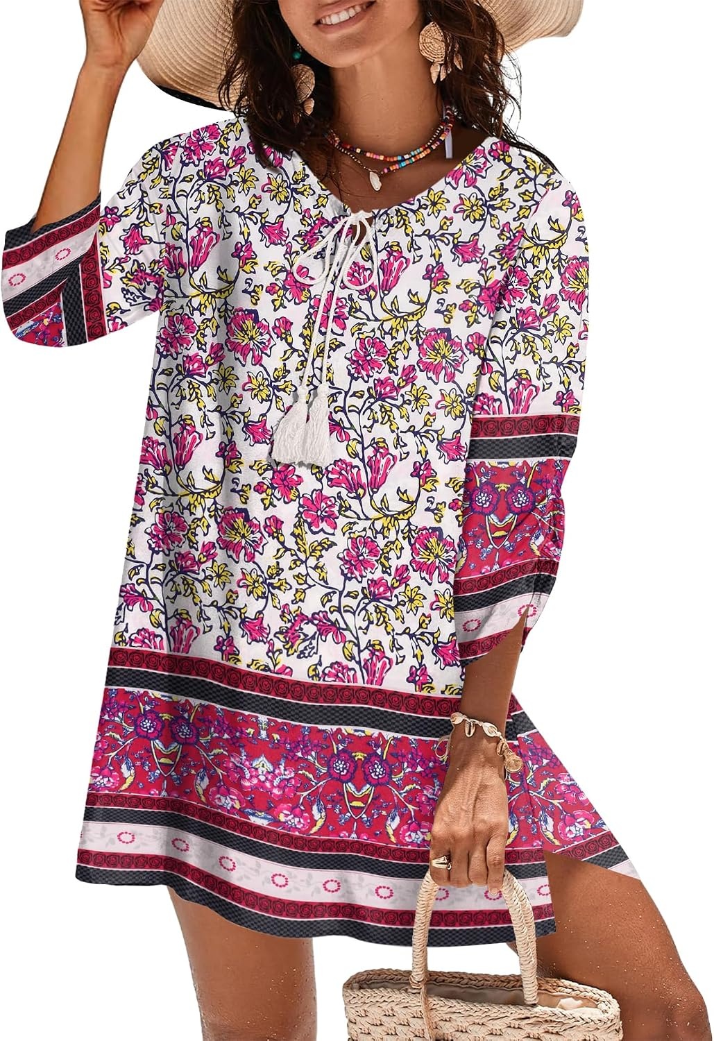 image:imageZeagoo Womens Casual Beach Boho Summer DressPurple
