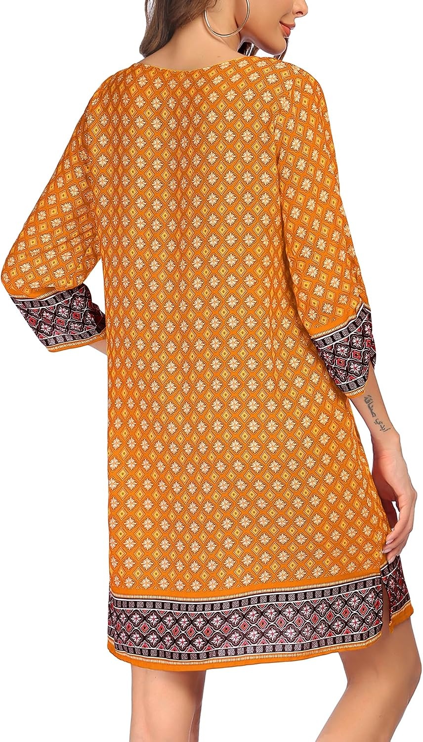 image:imageZeagoo Womens Casual Beach Boho Summer DressYellow