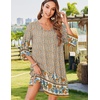 Zeagoo Womens Casual Beach Boho Summer Dress(01 Apricot)