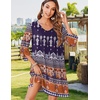 Zeagoo Womens Casual Beach Boho Summer Dress(01 Navy)