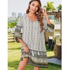 Zeagoo Womens Casual Beach Boho Summer Dress(01 White)