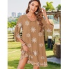 Zeagoo Womens Casual Beach Boho Summer Dress(Brown Mz917)