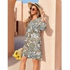 Zeagoo Womens Casual Beach Boho Summer Dress(Colorful Mz453)